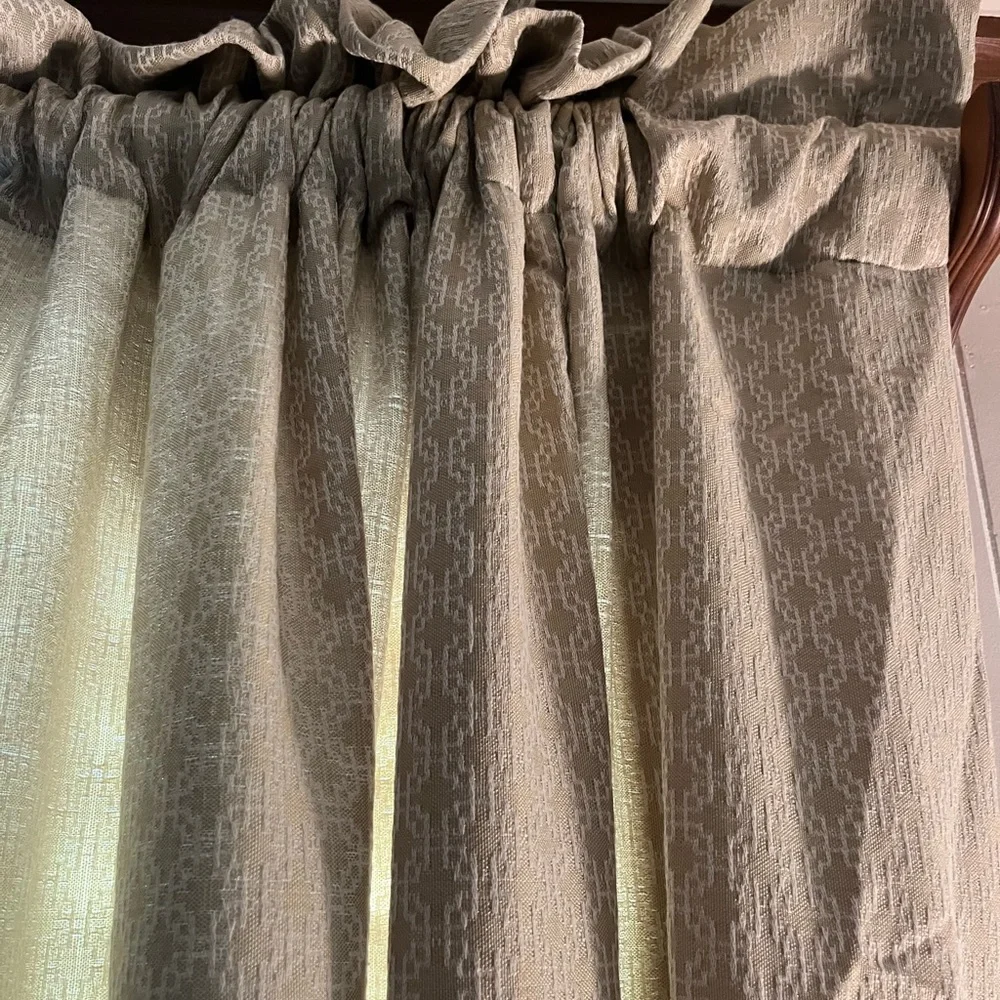 Waterford Neutral Beige Textured Curtain Panel